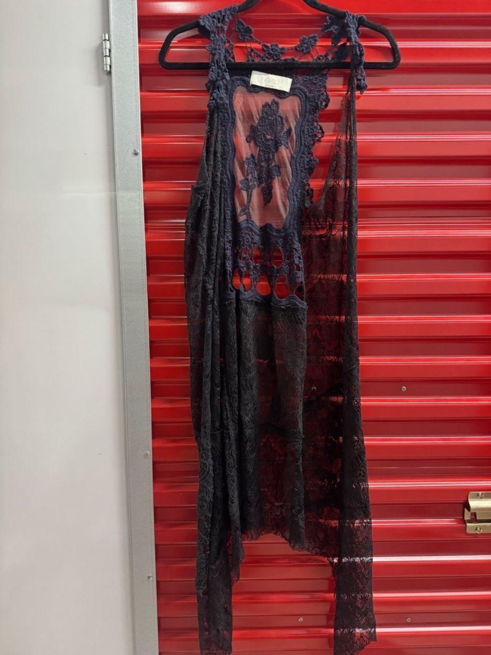 EIS Swimwear Cover Up Black Lace - ONE SIZE - Like New - Never Worn